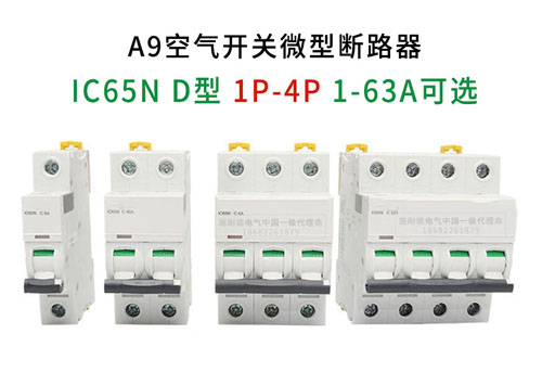 施耐德交流小型斷路器IC65N空氣開關(guān)代理商D型1P/2P/3P/4P可選